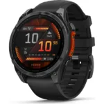 Smartwatch Garmin Fenix 8 Stainless Steel 47mm GPS NFC 10 ATM με Δυνατότητα Κλήσεων Slate Grey με Black Silicone Band | Smartwatches - shopin.gr