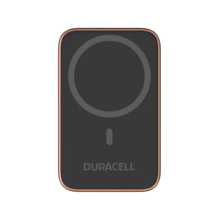 Φορτιστής Ανάγκης Duracell Magnetic MagSafe Micro 5 12W 5000mAh με Βραχίονα Στήριξης Μαύρο | Shopin.gr