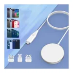 Ασύρματος Φορτιστής Choetech T518-F για Smartphones 15W Λευκό | Shopin.gr