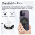 Ασύρματη Βάση Φόρτισης Μαγνητική Choetech T697-F 15W με Stand Μαύρο | Shopin.gr