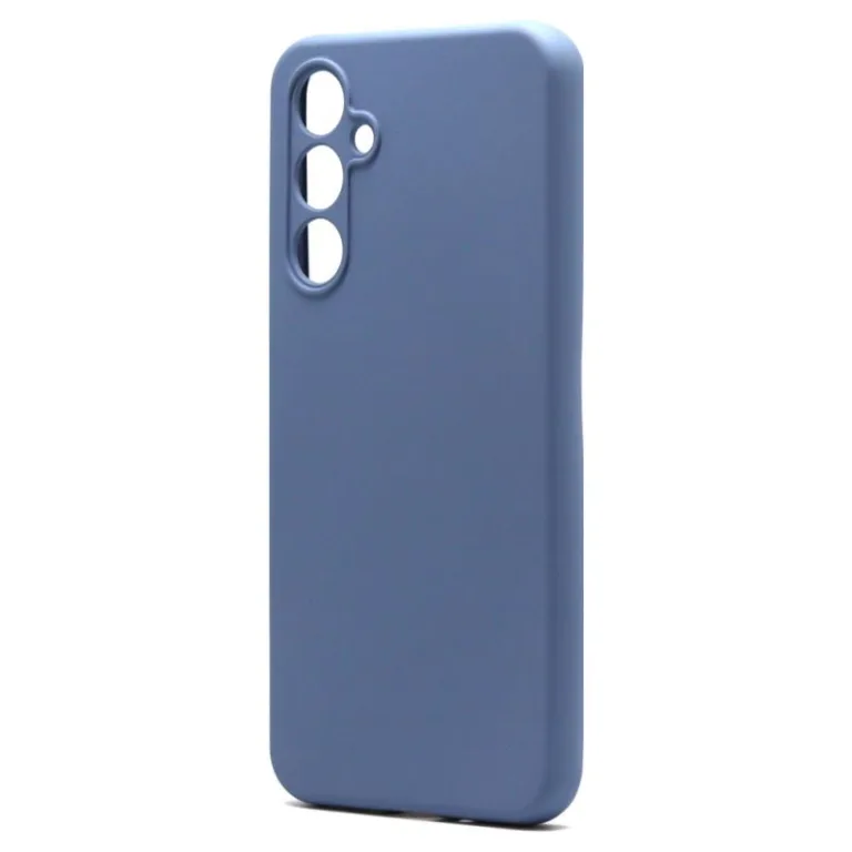 Θήκη Liquid Silicon inos Samsung A546B Galaxy A54 5G L-Cover Γκρι-Μπλε | Shopin.gr