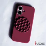Θήκη Silicon & PC inos Apple iPhone 16 Pro με Suction Cup Μπορντώ | Shopin.gr