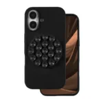 Θήκη Silicon & PC inos Apple iPhone 16 με Suction Cup Μαύρο | Shopin.gr