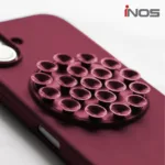 Θήκη Silicon & PC inos Apple iPhone 17 Pro με Suction Cup Μπορντώ | Shopin.gr