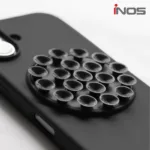 Θήκη Silicon & PC inos Apple iPhone 17 με Suction Cup Μαύρο | Shopin.gr