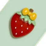 Θήκη TPU & PC inos Apple iPhone 12/ 12 Pro Fresh Pop Strawberry Φυστικί | Shopin.gr