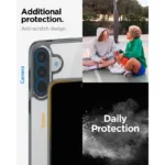 Θήκη TPU & PC Spigen Ultra Hybrid Samsung A576 Galaxy A57 5G Διάφανο Γκρι | Shopin.gr