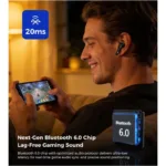 True Wireless Ακουστικά Bluetooth Choetech BH-T83 ANC+ENC Μαύρο | Shopin.gr