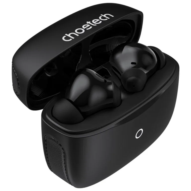 True Wireless Ακουστικά Bluetooth Choetech BH-T83 ANC+ENC Μαύρο | Shopin.gr