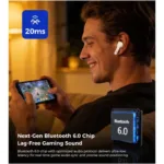 True Wireless Ακουστικά Bluetooth Choetech BH-T83 ANC+ENC Λευκό | Shopin.gr