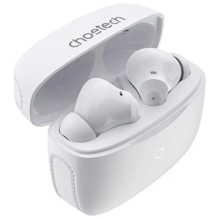 True Wireless Ακουστικά Bluetooth Choetech BH-T83 ANC+ENC Λευκό | Shopin.gr