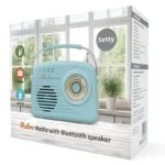 Φορητό Ηχείο Bluetooth Setty P350 με Ραδιόφωνο FM Μπλε | Shopin.gr