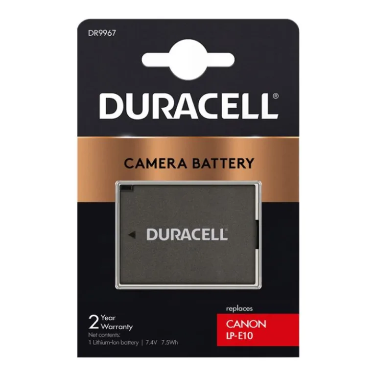 Μπαταρία Κάμερας Duracell DR9967 για Canon LP-E10 7.4V 1020 mAh (1 τεμ) | Shopin.gr