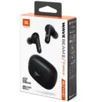 Wireless Hands Free JBL Wave Beam 2 Buds με Pure Bass ANC έως 40 Ώρες Λειτουργίας IP54 και Θήκη Φόρτισης Μαύρα | Bluetooth - shopin.gr