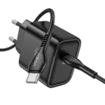 Φορτιστής Ταξιδίου Noozy Core C21 PD25W με Καλώδιο USB-C σε USB-C Μαύρο | Φορτιστές - shopin.gr