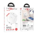 Φορτιστής Ταξιδίου Noozy C21 Core PD25W με Καλώδιο USB-C σε Lightning 1m Λευκός | Φορτιστές - shopin.gr
