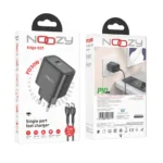 Φορτιστής Ταξιδίου Noozy Edge E25 PD30W με Καλώδιο USB-C σε USB-C 1μ Μαύρο | Φορτιστές - shopin.gr
