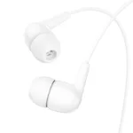 Hands Free Hoco M97 Enjoy Earphones Stereo 3.5mm με Μικρόφωνο και Πλήκτρο Λειτουργίας Λευκά | Hands Free - shopin.gr
