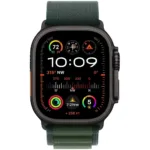 Apple Watch Ultra 2 49mm GPS eSIM NFC IP6X Black Case με Dark Green Alpine Loop | Smartwatches - shopin.gr