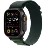Apple Watch Ultra 2 49mm GPS eSIM NFC IP6X Black Case με Dark Green Alpine Loop | Smartwatches - shopin.gr