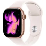 Apple Watch Series 11 (2025) Aluminum 46mm GPS NFC IP6X  Aluminum Case Rose Gold με Sport Band Light Blush | Smartwatches - shopin.gr