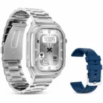 Smartwatch Maxcom FW65 Iron S 1.95” Amoled IP68 400mAh με Έξτρα Λουράκι Ασημί | Smartwatches - shopin.gr