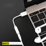 Αντάπτορας Foneng BM20 3.5mm Θηλυκό σε Lightning Αρσενικό 0.1m Λευκό | Shopin.gr