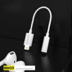 Αντάπτορας Foneng BM20 3.5mm Θηλυκό σε Lightning Αρσενικό 0.1m Λευκό | Shopin.gr