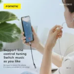 Αντάπτορας Foneng BM30 3.5mm Θηλυκό σε Lightning Αρσενικό 0.14m Μαύρο | Shopin.gr