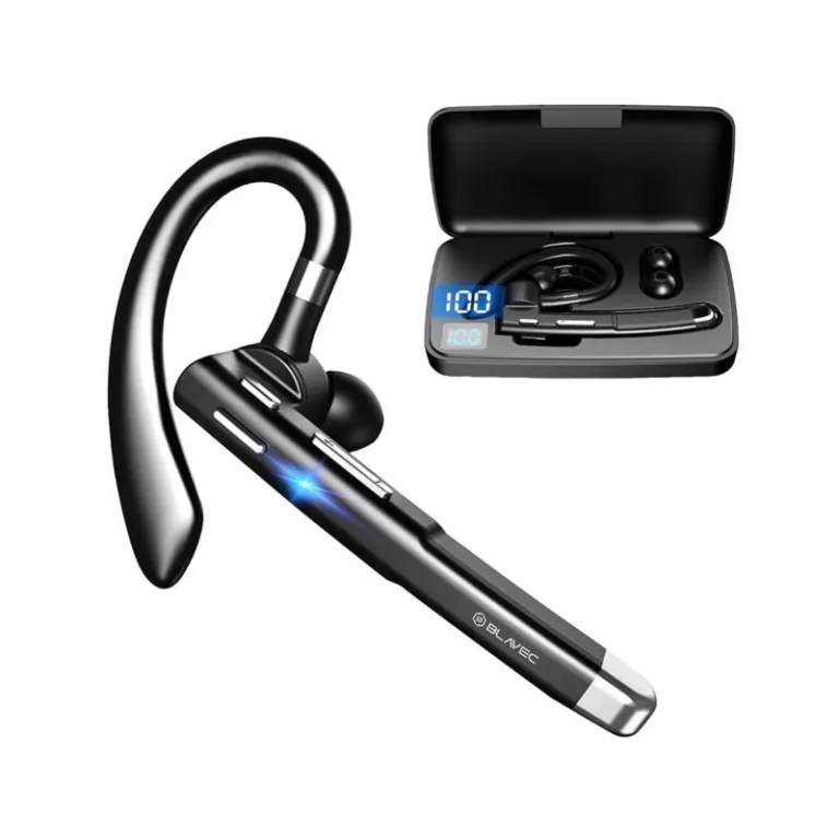 Στερεοφωνικό Ακουστικό Blavec Discover 55 & Power Bank Μαύρο | Shopin.gr