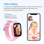 Smartwatch Blavec K-02 με GPS για Παιδιά Ροζ | Shopin.gr