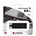 USB 3.2 Flash Disk Kingston DT70 USB C 64GB Μαύρο | Shopin.gr