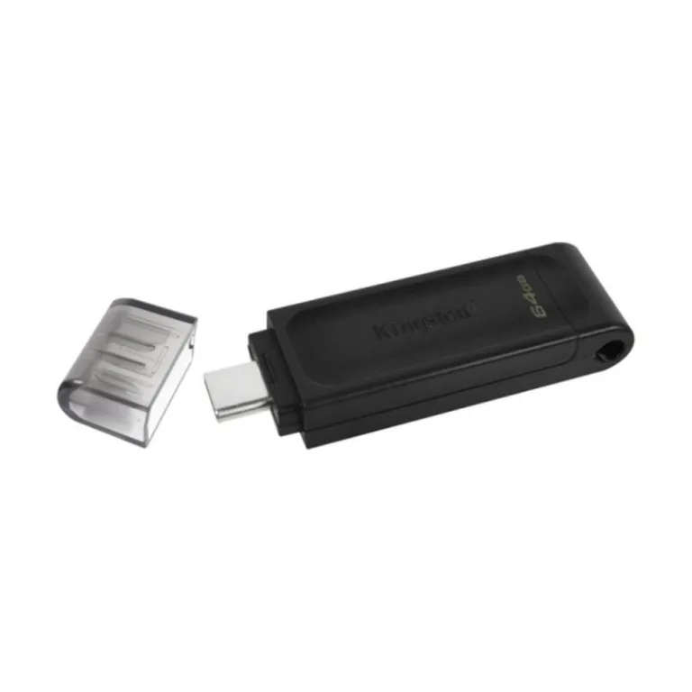 USB 3.2 Flash Disk Kingston DT70 USB C 64GB Μαύρο | Shopin.gr