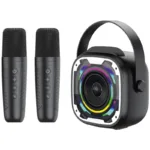 Φορητό Ηχείο Bluetooth Blavec WS-08 Karaoke Idol με 2 Μικρόφωνα 8W Μαύρο | Shopin.gr
