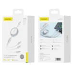 Καλώδιο Σύνδεσης USB 2.0 Foneng X113 Retractable Flat 3 σε 1 USB A σε Micro USB & USB C & Lightning 1.1m Λευκό | Shopin.gr