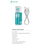 Καλώδιο Σύνδεσης USB 2.0 Devia EC629 USB A σε USB C 2.4A Silicone Pro3 1m Λευκό | Shopin.gr