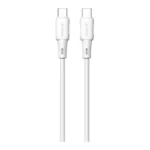 Καλώδιο Σύνδεσης USB 2.0 Devia EC632 USB C σε USB C 3A 60W Silicone Pro3 1m Λευκό | Shopin.gr