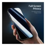 Tempered Glass Full Face Privacy Dux Ducis Apple iPhone 15 Plus Μαύρο (1 τεμ.) | Shopin.gr