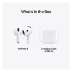Ακουστικό Bluetooth Apple MXP63 AirPods 4 Λευκό | Shopin.gr