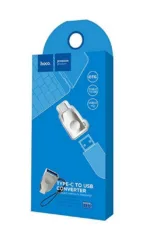 OTG Hoco UA9 USB-C σε USB 3.0 Θηλυκό Ασημί | Αντάπτορες - shopin.gr