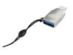 OTG Hoco UA9 USB-C σε USB 3.0 Θηλυκό Ασημί | Αντάπτορες - shopin.gr