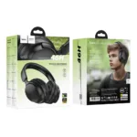 Wireless Ακουστικά Stereo Hoco W53 Tone Hi-Fi v5.4 400mAh με AUX TF Μαύρα | Bluetooth - shopin.gr