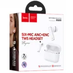 Wireless Hands Free Hoco EQ35 Rhyme TWS ANC ENC Six Mic Noise Reduction v5.4 400mAh 7h Ομιλίας Λευκά | Bluetooth - shopin.gr