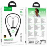 Bluetooth Hands Free Hoco ES74 Refinado Neckband Magnetic v5.4 280mAh 30Hrs Αναπαραγωγής Ειδοποίηση Κλήσεων με Δόνηση Μαύρα | Bluetooth - shopin.gr