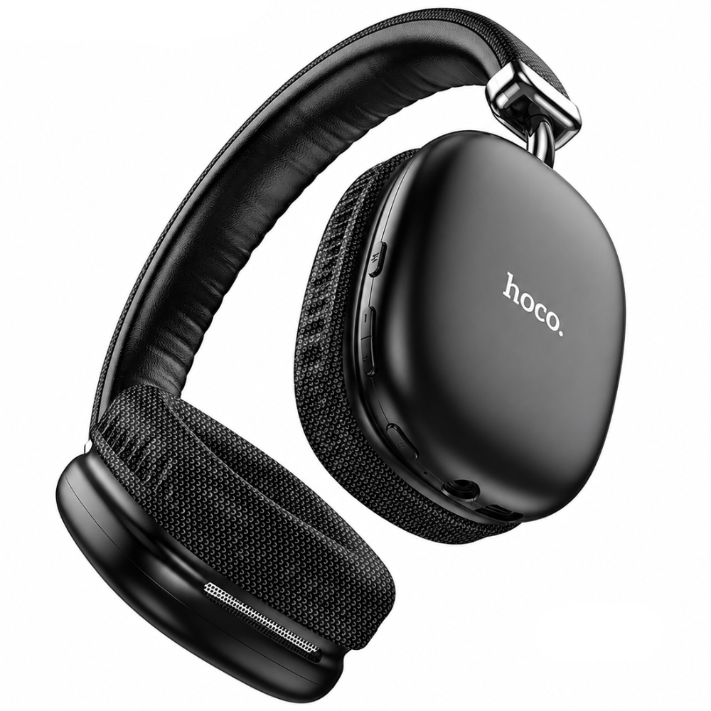 Wireless Ακουστικά Stereo Hoco W35 Hi-Fi v5.3 400mAh με Υποδοχή MicroSD και AUX Μαύρα | Bluetooth - shopin.gr