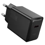 Φορτιστής Ταξιδίου Hoco N68 Nuevo με 1 Εξόδο Φόρτισης USB-C PD20W 5V 3.0A  Μαύρος | Φορτιστές - shopin.gr