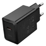 Φορτιστής Ταξιδίου Hoco N68 Nuevo με 1 Εξόδο Φόρτισης USB-C PD20W 5V 3.0A  Μαύρος | Φορτιστές - shopin.gr