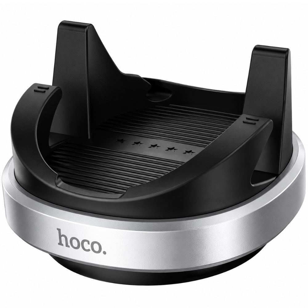 Βάση Στήριξης Αυτοκινήτου Hoco H100 Gentle για Στήριξη σε Ταμπλό 360° Περιστροφή για Συσκευές 4.5"-7" Μαύρη | Βάσεις Στήριξης - shopin.gr