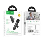 Μικρόφωνο Πέτου Ασύρματο Hoco L20 Fair Lavalier USB-C HD Πλήρως Πολυκατευθυντικό Μικρόφωνο 2.4GHz 60mAh 4h Λειτουργίας 15m Ακτίνα Μαύρο | Μικρόφωνα - shopin.gr