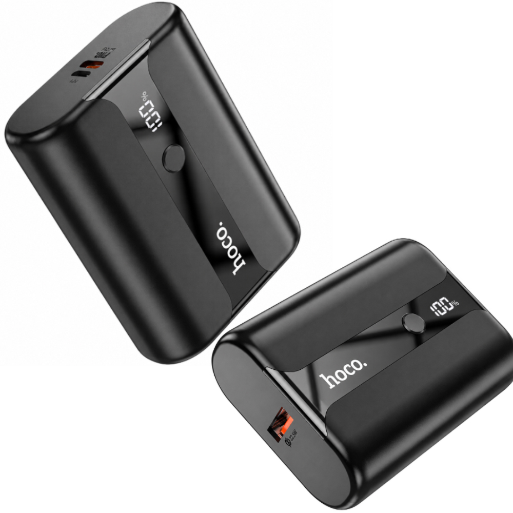 Power Bank Hoco Q3 Pro Mini 10000mAh 22.5W PD20W Super Fast Charge 1xUSB-C 1xUSB-A 1xMicroUSB  και LED Ένδειξη Μαύρο | Power Bank - shopin.gr